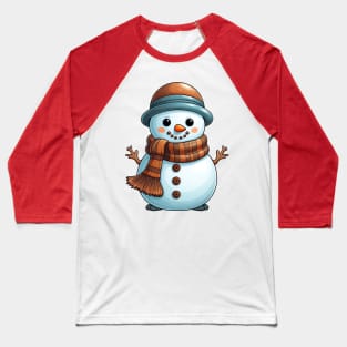 Cute Snowman Baseball T-Shirt